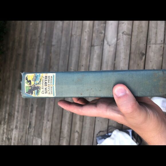 Vintage 1920s Tom Sawyer Hardcover Book By Mark Twain - Picture 12 of 16